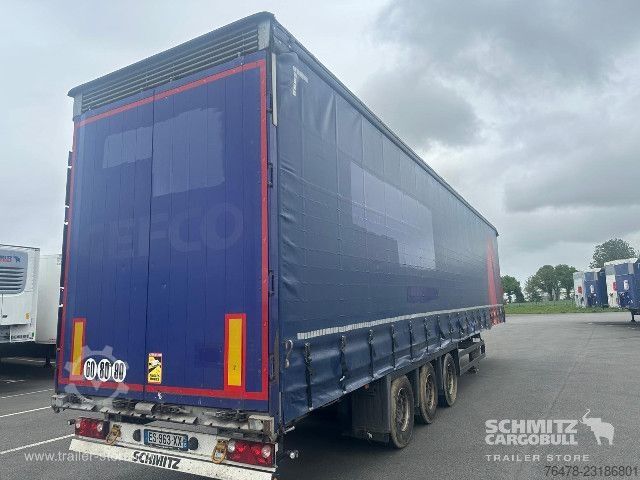 Nyitott ponyvás félpótkocsi Schmitz Cargobull Curtainsider Mega