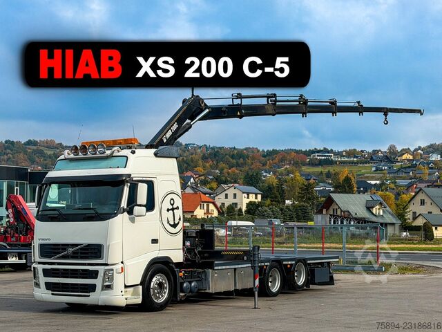 Кран, монтиран на камион VOLVO FH 13 400 Pritsche 6,55m *HIAB XS 200 C-5 + FUNK