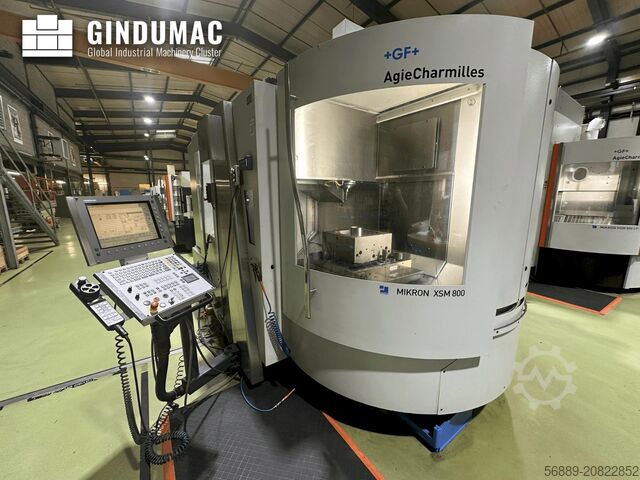 Vertikal mesin pusat +GF+ AgieCharmilles Mikron XSM 800