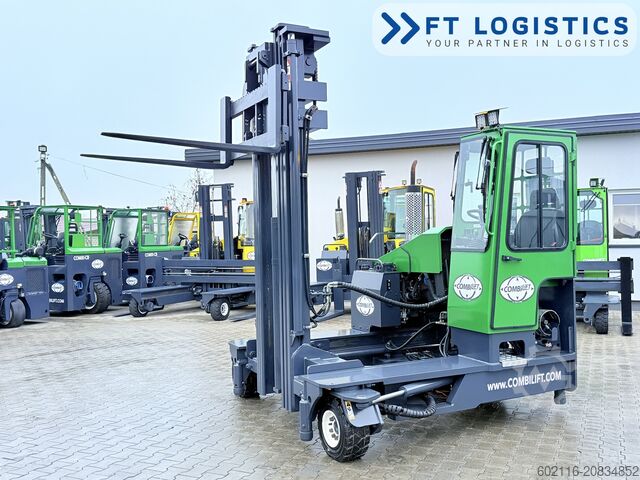 чотири-напрямний навантажувач Combilift C4000 TRIPLEX 6900 GAS FREE LIFT CABIN