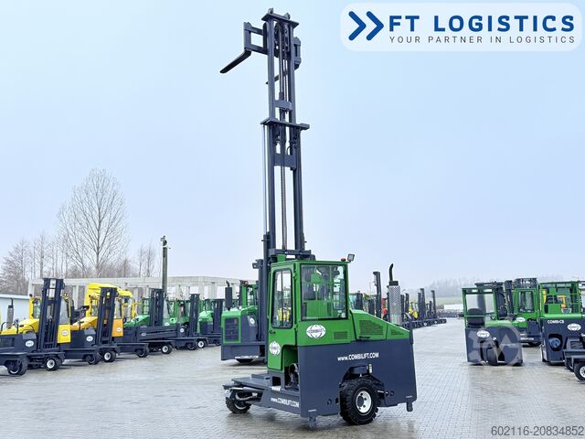 чотири-напрямний навантажувач Combilift C4000 TRIPLEX 6900 GAS FREE LIFT CABIN
