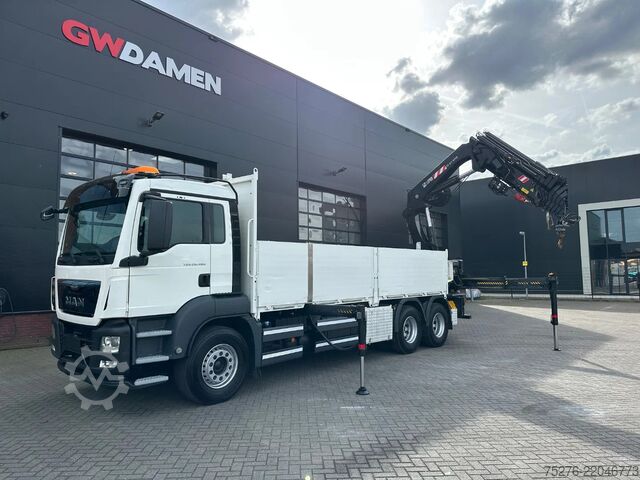 Camión grúa MAN TGS 26.480 6x4 HIAB 377-8 , winch Euro 6