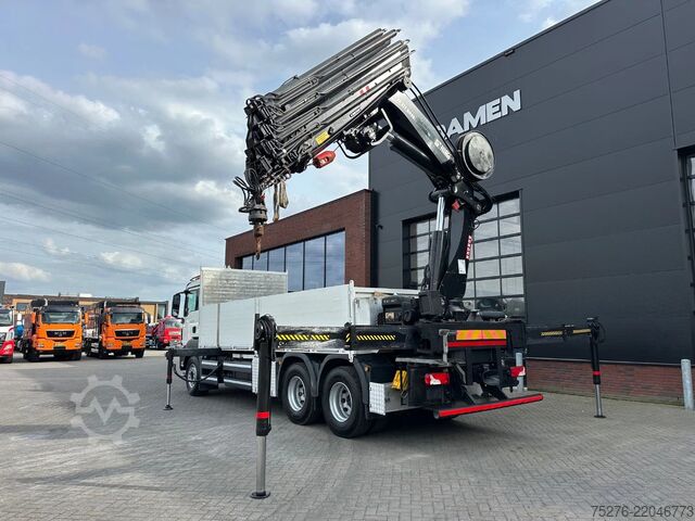 Camión grúa MAN TGS 26.480 6x4 HIAB 377-8 , winch Euro 6