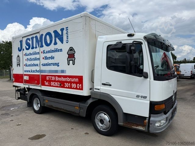 Furgone chiuso MERCEDES-BENZ ATEGO 815 Koffer 4,30 m Ladebordwand 1,5 T*AHK