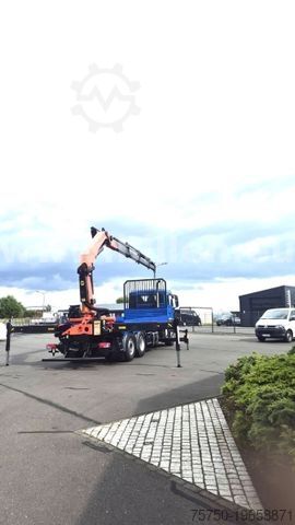 Flatbed truck MAN TGS 26.360 6x2 Palfinger PK 27002- Funk-