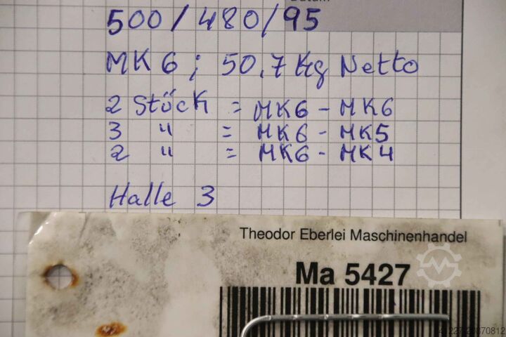 Morsekegel-Hülse MK6 7 Stück unbekannt SWN 136/29 MK6-MK6 / MK6-MK5 / MK6-MK4