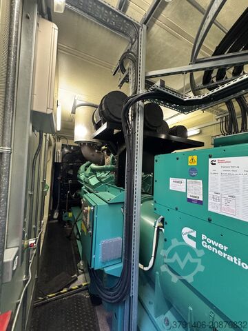 Generátor NOW - Four Cummins 2,250 KVA Generators C2250 D5 Engine: QSK60-G9