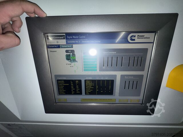 Moteur diesel Cummins 2,250 KVA Generators C2250 D5 Engine: QSK60-G9