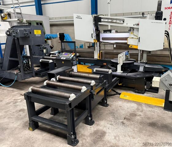 Scie à ruban semi-automatique PEGAS Gonda 750 x 500 mm  CNC