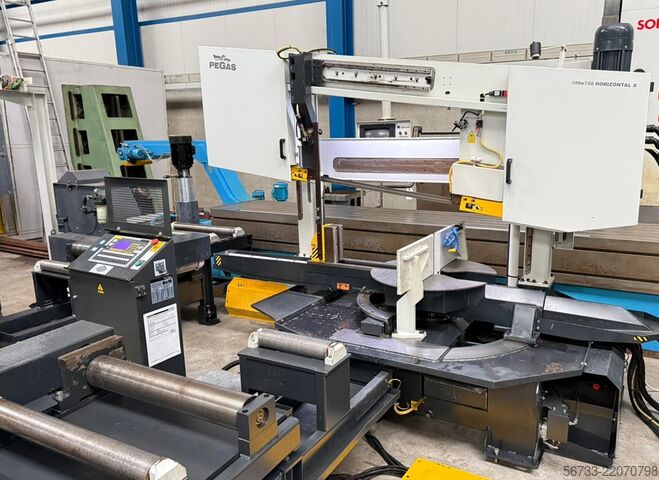 Scie à ruban semi-automatique PEGAS Gonda 750 x 500 mm  CNC