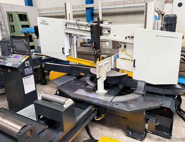 Scie à ruban semi-automatique PEGAS Gonda 750 x 500 mm  CNC