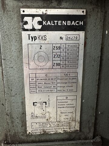 منشار بارد Kaltenbach KKS 370 - Kaltkreissäge + Rollenbahnen