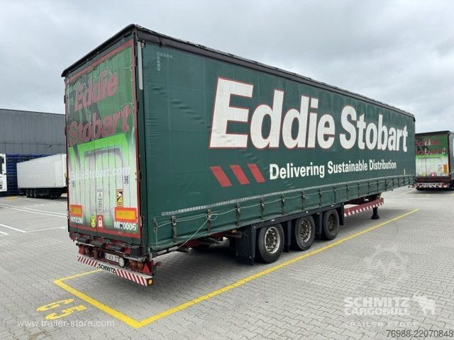 Semi-reboque aberto com lona Schmitz Cargobull Curtainsider Mega
