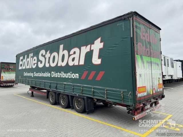 Semi-reboque aberto com lona Schmitz Cargobull Curtainsider Mega