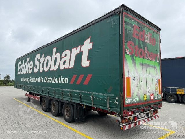 Semi-reboque aberto com lona Schmitz Cargobull Curtainsider Mega