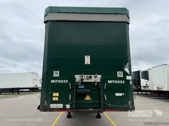 Semi-reboque aberto com lona Schmitz Cargobull Curtainsider Mega