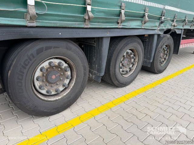 Semi-reboque aberto com lona Schmitz Cargobull Curtainsider Mega