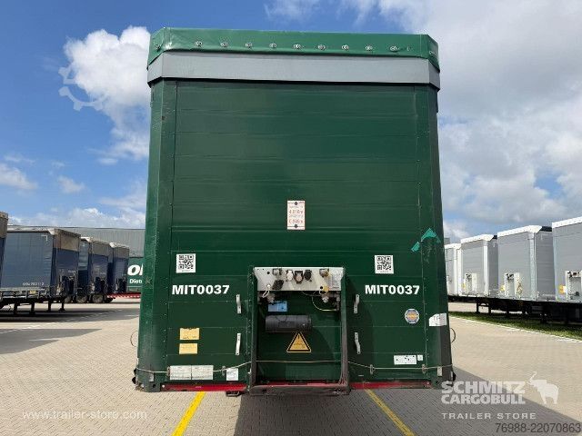 Semi-reboque aberto com lona Schmitz Cargobull Curtainsider Mega