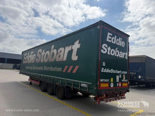Semi-reboque aberto com lona Schmitz Cargobull Curtainsider Mega