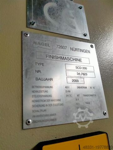 Máquina de superacabado NAGEL SCD 200