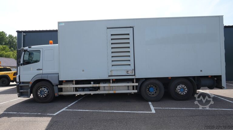 βαλίτσα Mercedes-Benz AXOR 2529 6x2 Closed box with Woma high pressur...