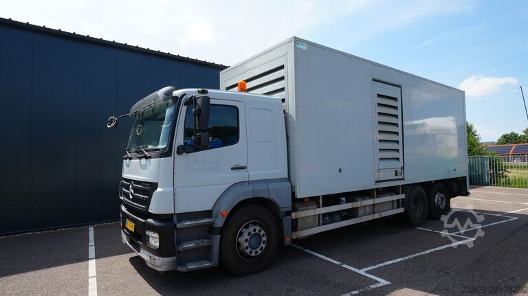 βαλίτσα Mercedes-Benz AXOR 2529 6x2 Closed box with Woma high pressur...