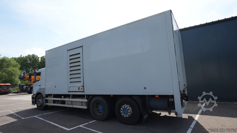 βαλίτσα Mercedes-Benz AXOR 2529 6x2 Closed box with Woma high pressur...
