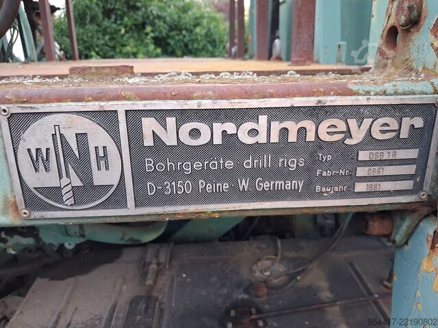 Appareil de forage pour la construction de puits Nordmeyer DSB1 /3,5