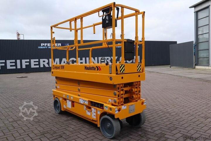 Scissor lift Haulotte Compact 10N Valid Inspection, *Guarantee! 10m Work
