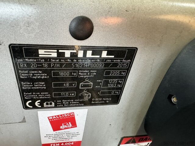 Elektrisch – 4 Räder Still RX20-18PH