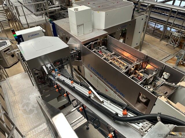Macchina per la produzione di bevande Bottling Krones Carbonated Bottling Line PET Aseptic bottling