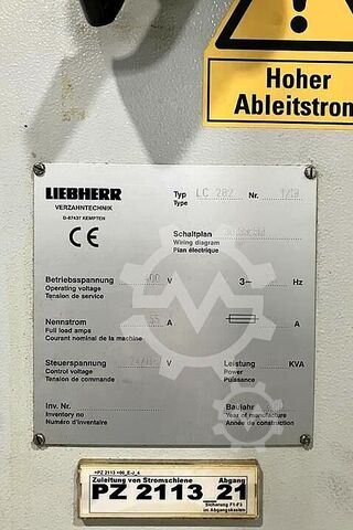 Obrabiarka do kół zębatych LIEBHERR LC 282