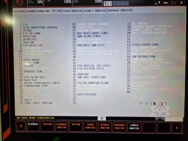 横型マシニングセンタ Mazak HCN 4000