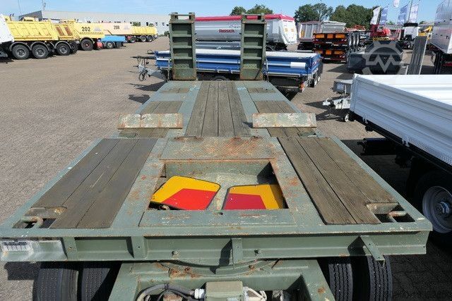 Dieplader oplegger KÄSSBOHRER BWB 2300216, Blatt, Bundeswehr, Rampen, 3-Achser