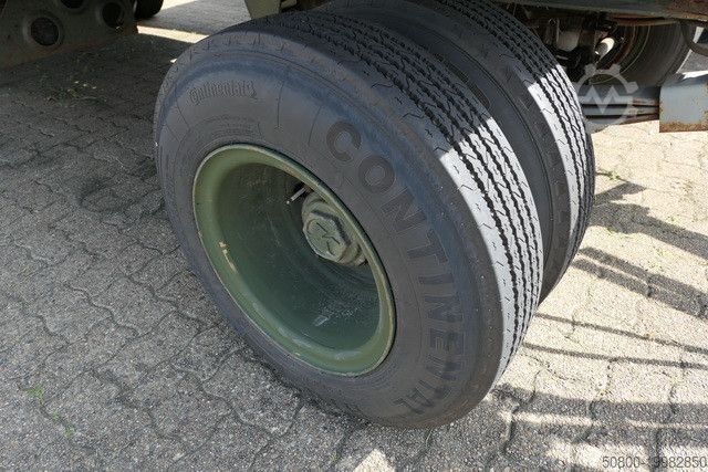 Dieplader oplegger KÄSSBOHRER BWB 2300216, Blatt, Bundeswehr, Rampen, 3-Achser