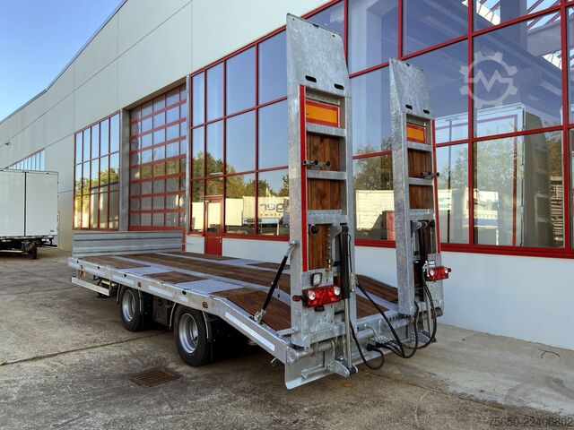 Remolque de plataforma baja Möslein TT21-7,2 Hydr  21 t Tandemtieflader, hydr. Rampen, NEU