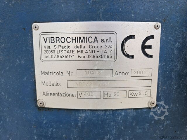 Vibraciona završna mašina Vibrochimica VBT-2E 650/3