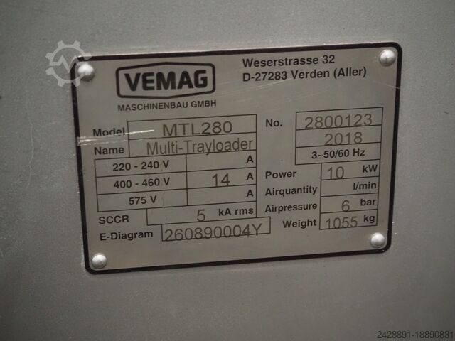 เครื่องซ้อนหลายแถว Vemag MTL280