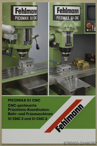 数控刀具铣床 Fehlmann Picomax 51-CNC 3