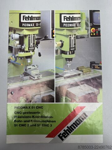 数控刀具铣床 Fehlmann Picomax 51-CNC 3