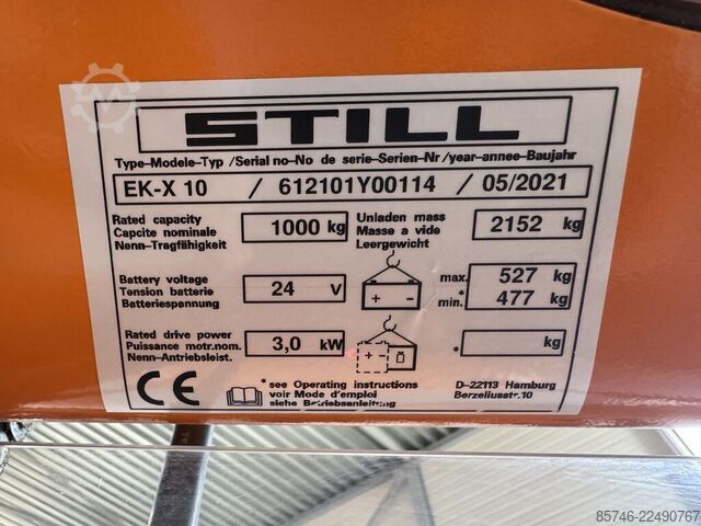 EK-x 10 * DEMO !! DIVKĀRŠĀ stūrēšana !! STILL EK-x 10 * DEMO !! DOUBLE steering !!