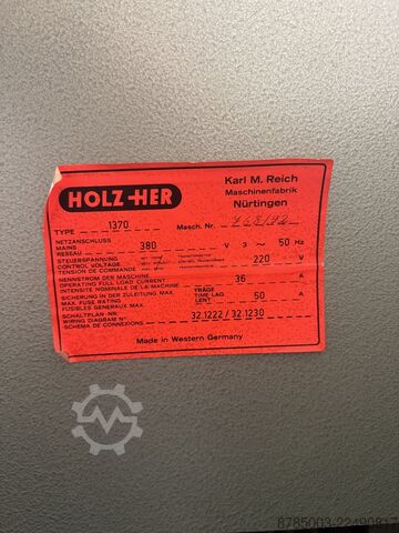 1100毫米宽带砂光机 HOLZ-HER Typ 1370