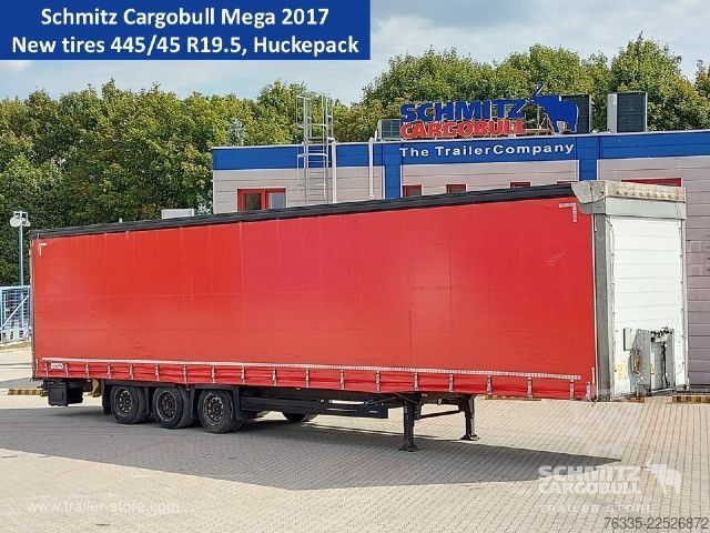 Brandalı açık yarı römork Schmitz Cargobull Curtainsider Mega