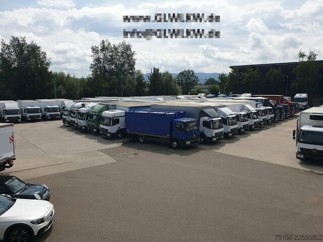 Furgón volquete MERCEDES-BENZ ATEGO 816 Kipper 3-Seiten*KRAN HIAB X 078*2xAHK
