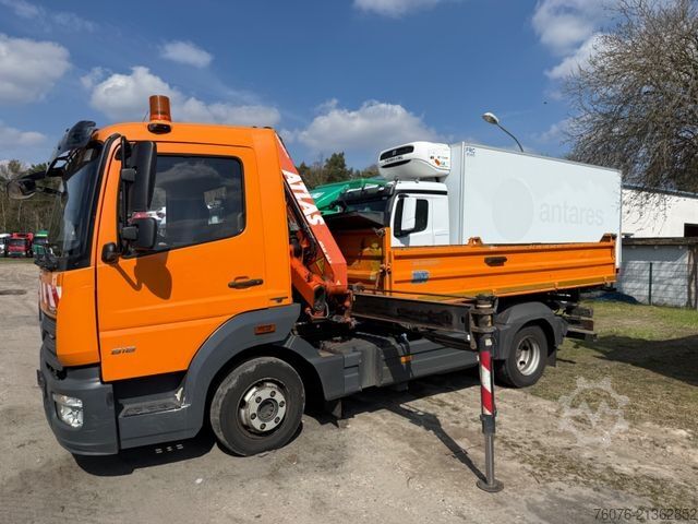 Inny MERCEDES-BENZ Atego 818 K Atlas Kran Funk 2 x AHK Standheizung