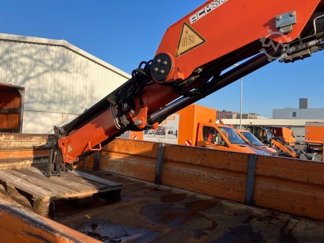 Trijų pusių savivartis furgonas MERCEDES-BENZ Atego 818 K Kran Atlas Funk Standheizung 2xAHK