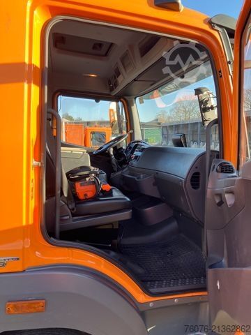 Trijų pusių savivartis furgonas MERCEDES-BENZ Atego 818 K Kran Atlas Funk Standheizung 2xAHK