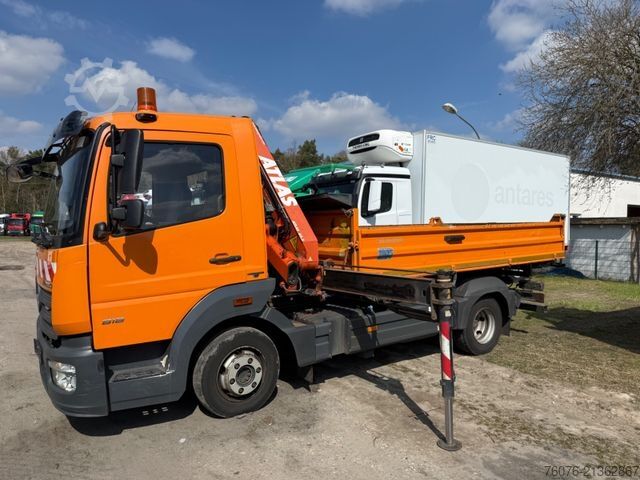 Inny MERCEDES-BENZ Atego 818 K Atlas Kran Funk 2 x AHK Standheizung