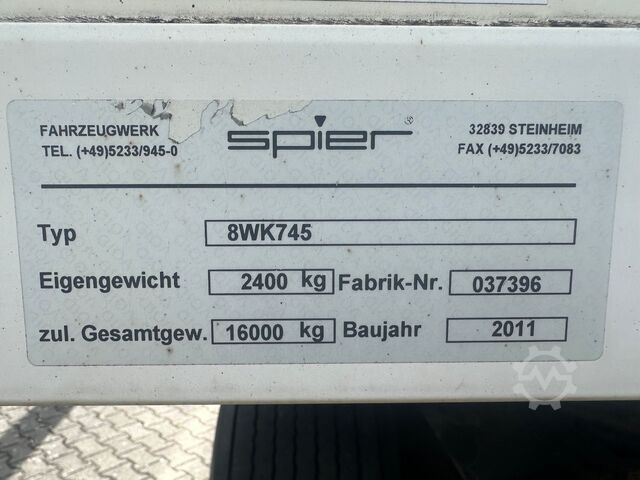 Swap chassis trailer KRONE AZ / inkl Koffer / LBW