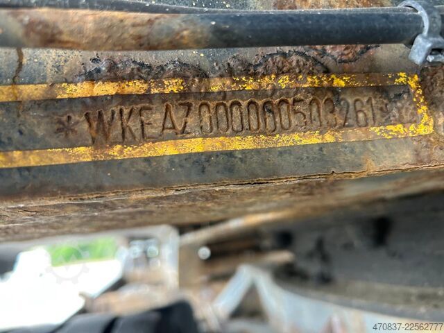 Swap chassis trailer KRONE AZ / inkl Koffer
